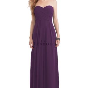 Bill Levkoff Bridesmaid dress in plum!